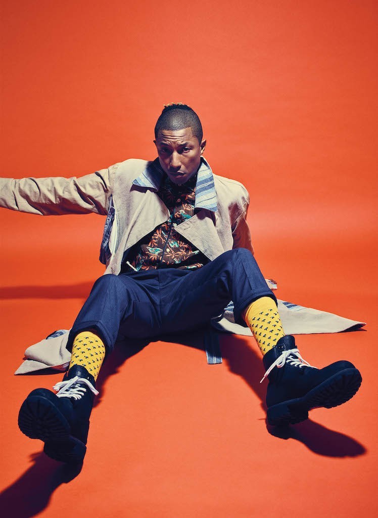 Pharrell Williams photo shoot Esquire 