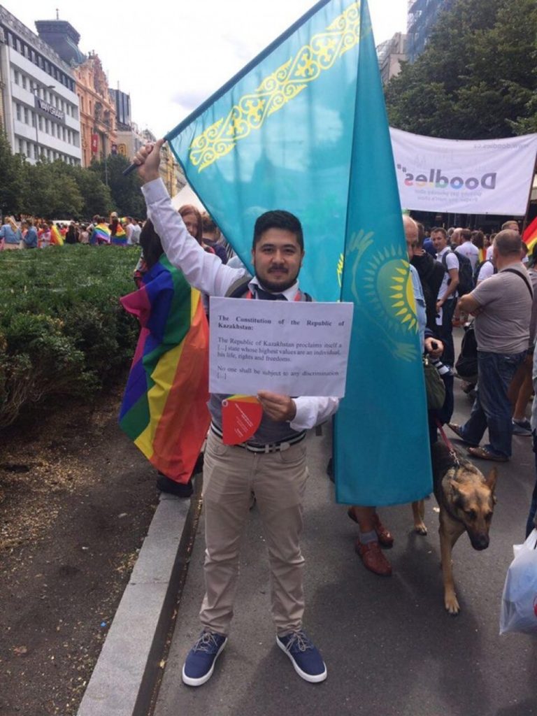 ЛГБТ активист Амир Шайкежанов