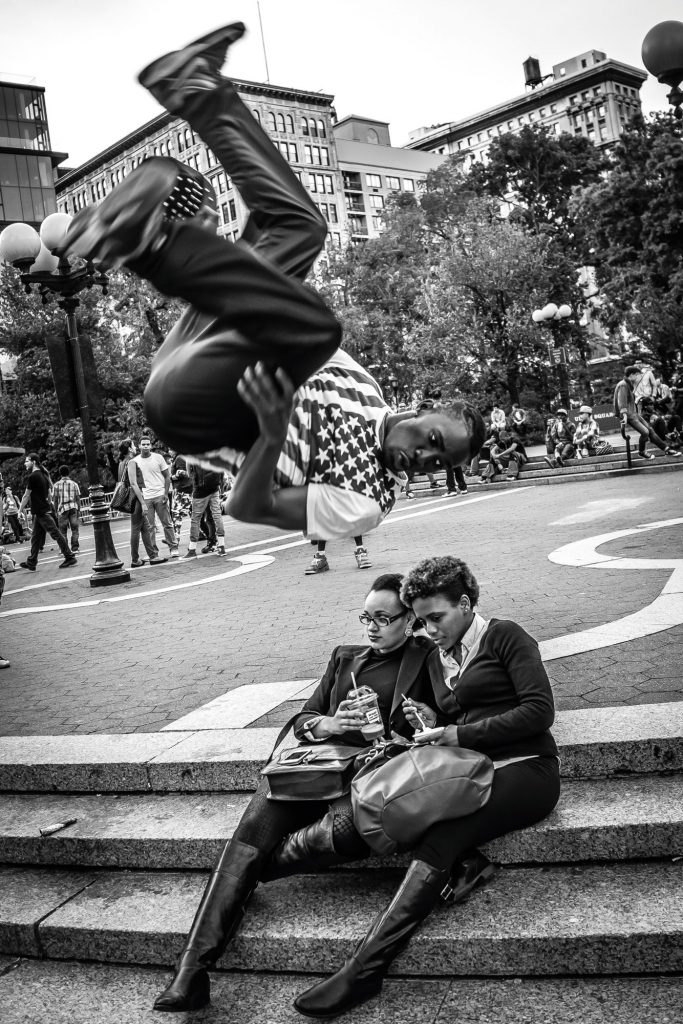Майкл Кобал фото сальто Нью-Йорк Юнион-сквер