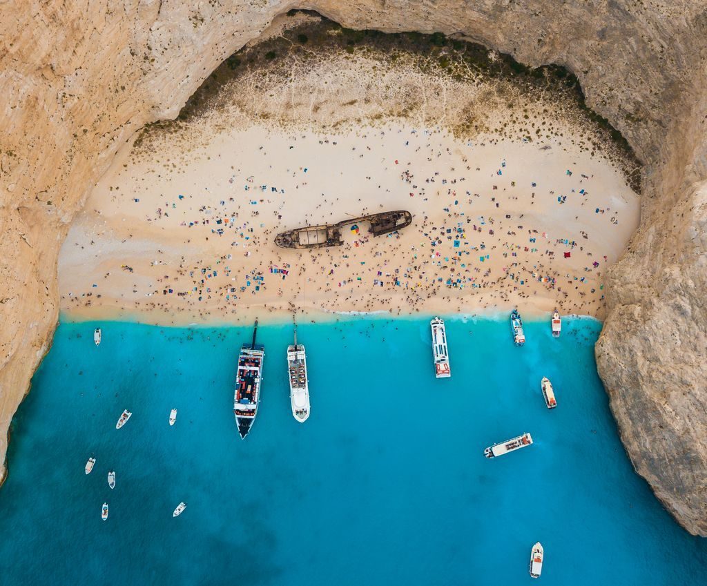 Ионические острова Греция Навайо кораблекрушение