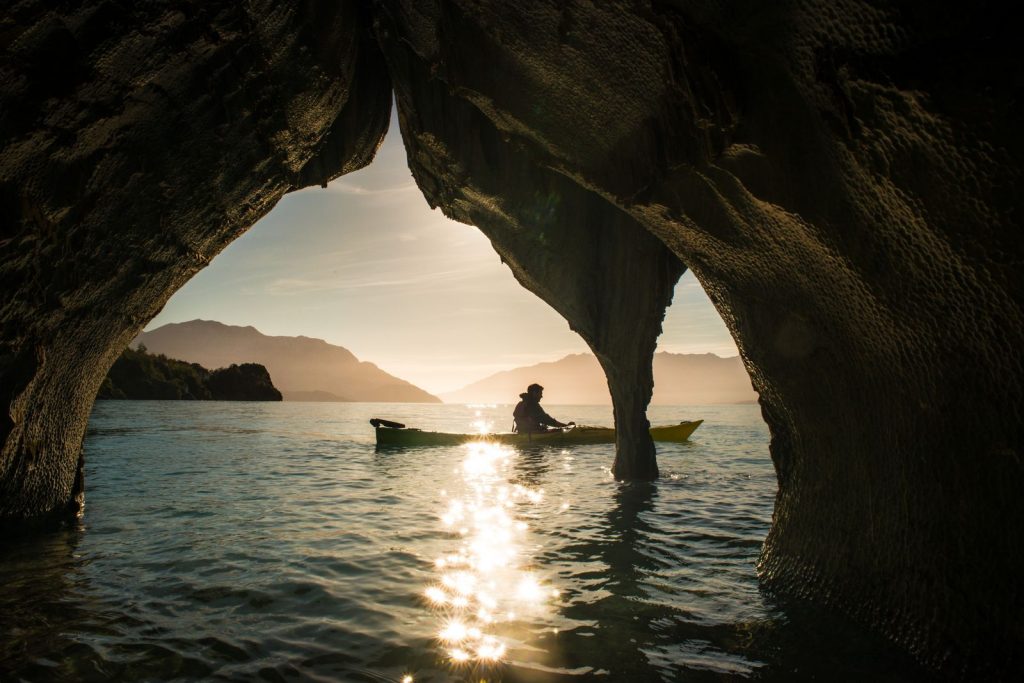 Пуэрто Рио Транкило Чили мраморные пещеры озеро
