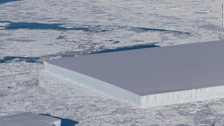 прямоугольный айсберг идеальный NASA 