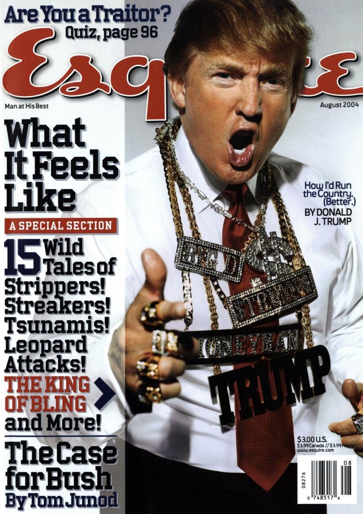 обложка Esquire US коллекция история Дональд Трамп