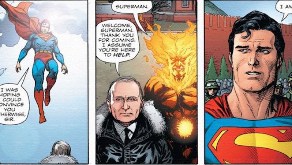 Путин поссорился с Суперменом