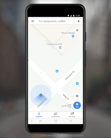 Google Карты режим дополненной реальности навигация 