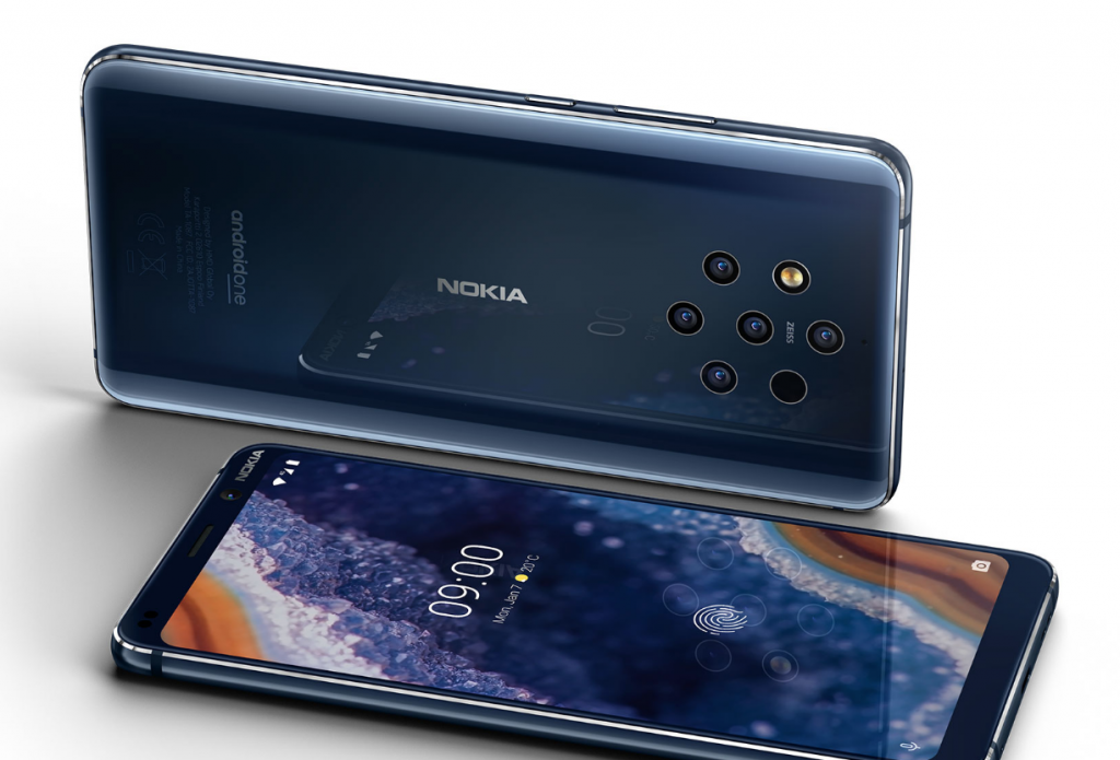 Nokia 9 PureView смартфон пять камер технологии новинка 