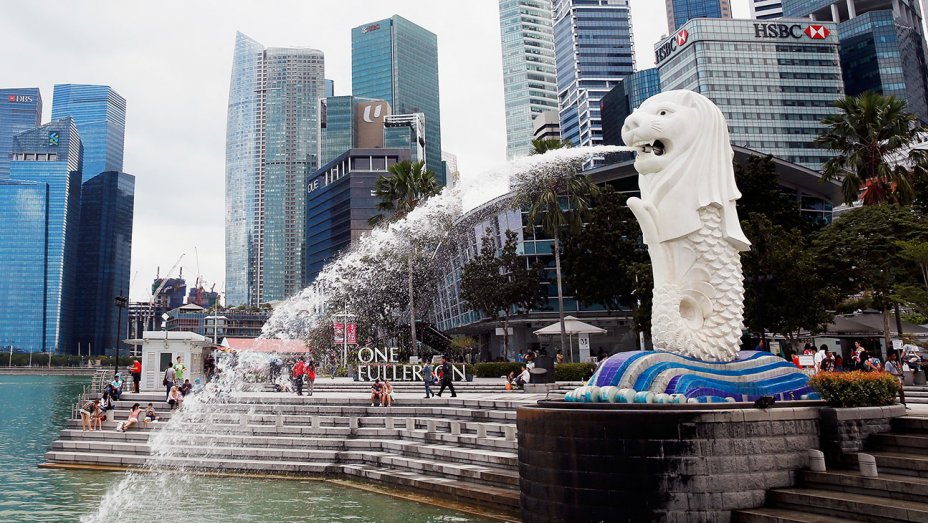 Мерлион парк Сингапур путешествия Азия Безумно богатые азиаты