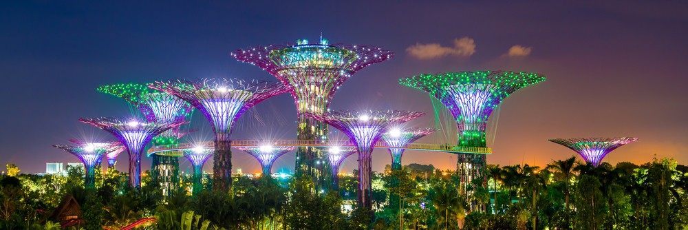  Сингапур путешествия Азия Безумно богатые азиаты сверхдеревья