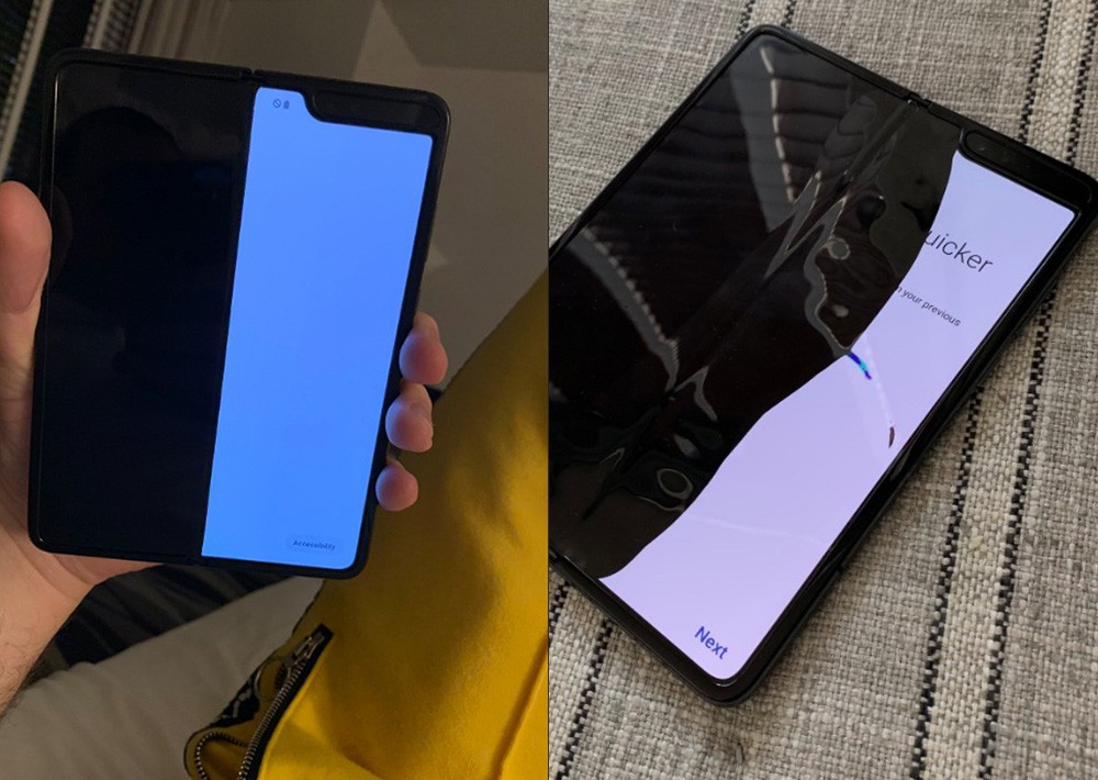 Samsung z fold экран