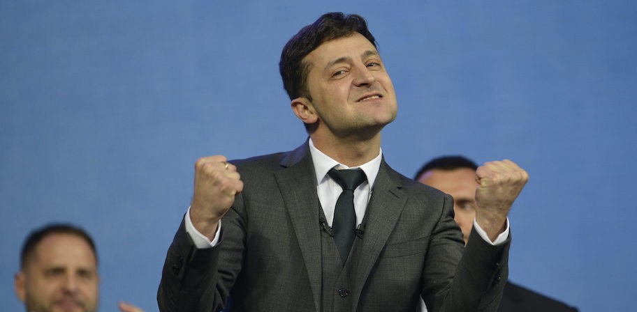 Владимир Зеленский победил на выборах Украина новый президент