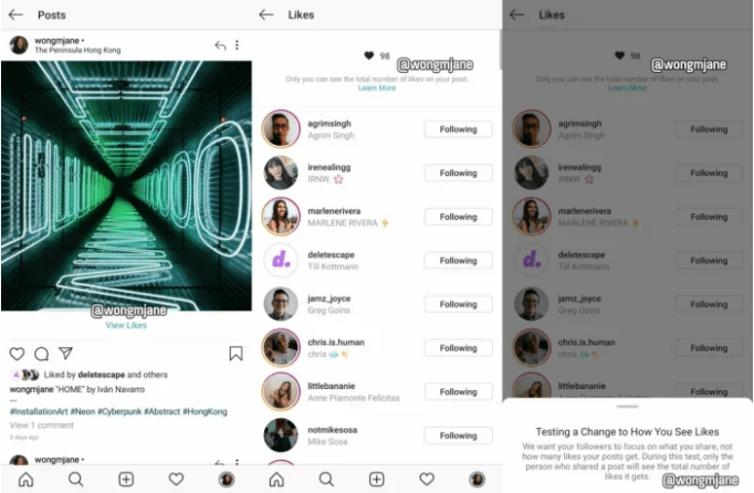 Instagram скрытия лайков обновление соцсети функционал 