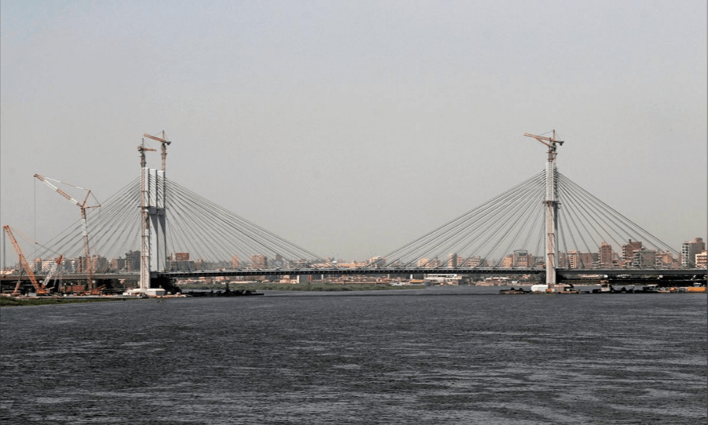 подвесной мост Египет рекорд широкий 