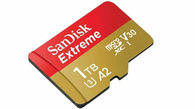 microSD Sundisk 1 ТБ память карта объем технологии