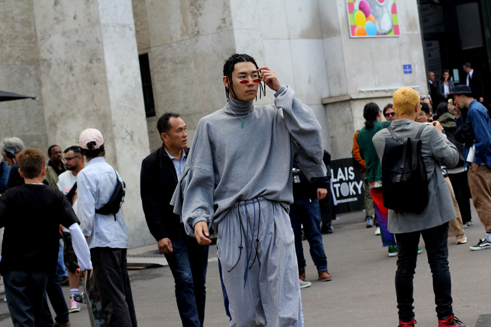 третий день недели мужской моды Париж 2019 одежда streetstyle