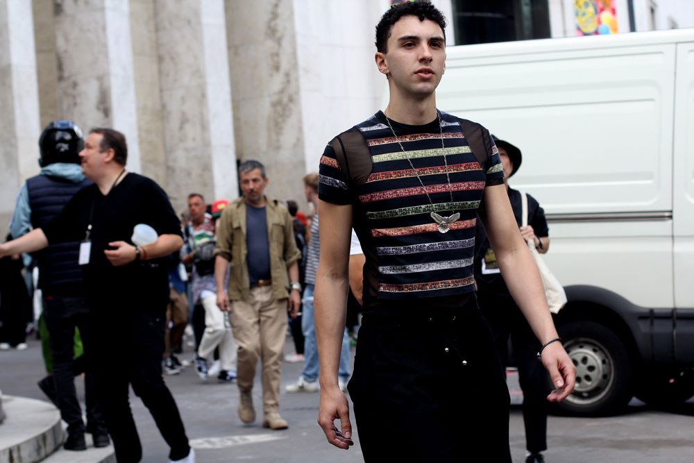 третий день недели мужской моды Париж 2019 одежда streetstyle