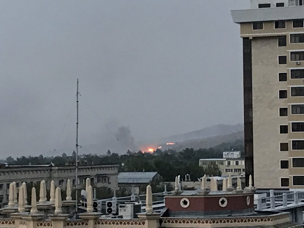 Пожар Алматы 13 августа