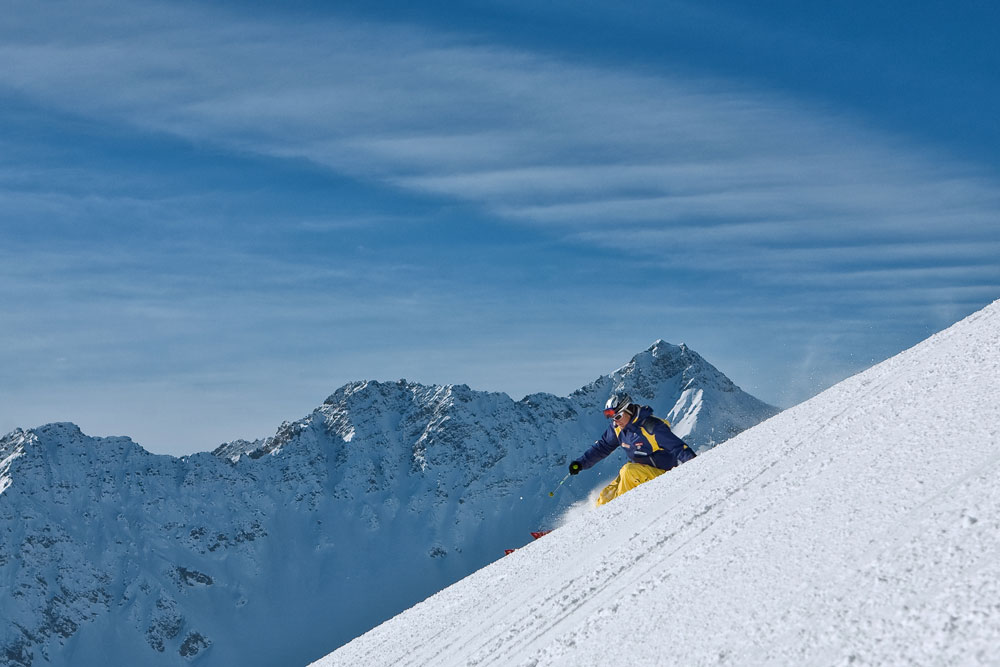 лыжник Швейцария