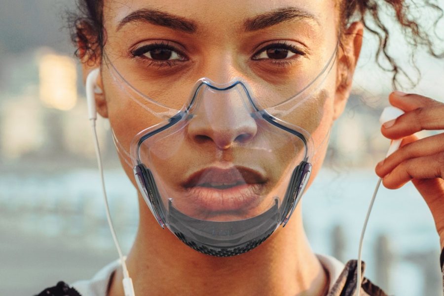 Теперь можно носить защитную маску, не скрывающую лицо