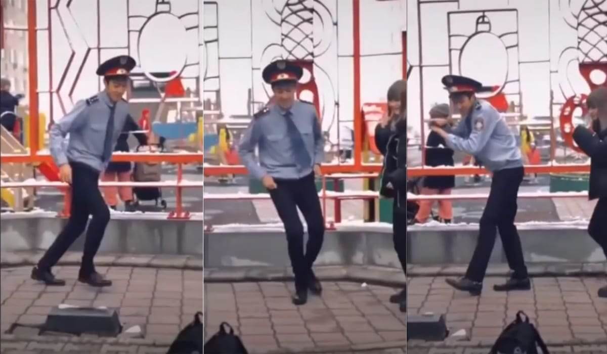 Алматинского блогера оштрафовали за танец в полицейской форме (видео)