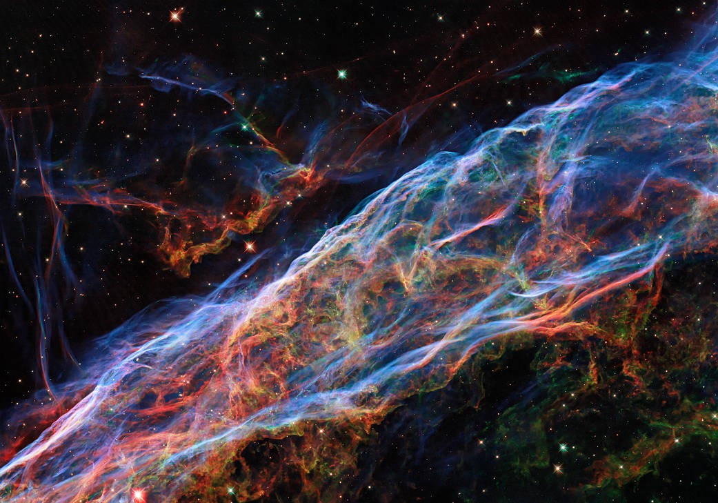NASA показало новые снимки остатков сверхновой