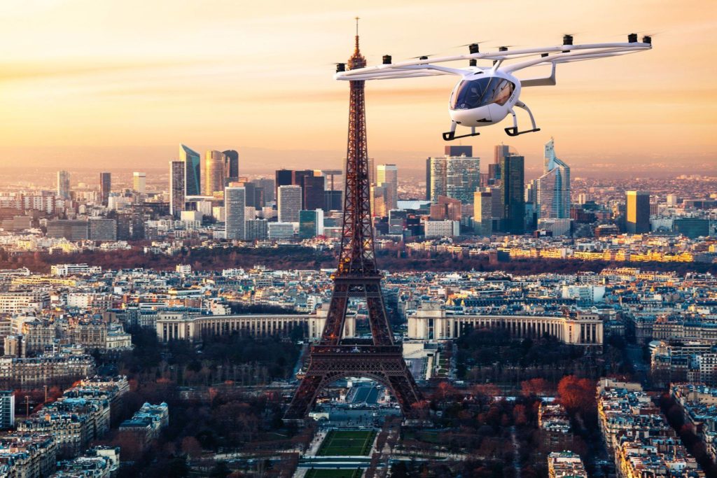Гостей и участников Олимпийских игр в Париже будут перевозить на летающих такси