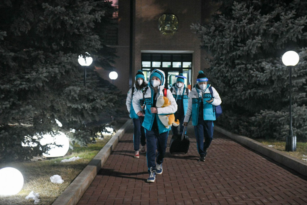 Казахстанская олимпийская команда вылетела в Китай