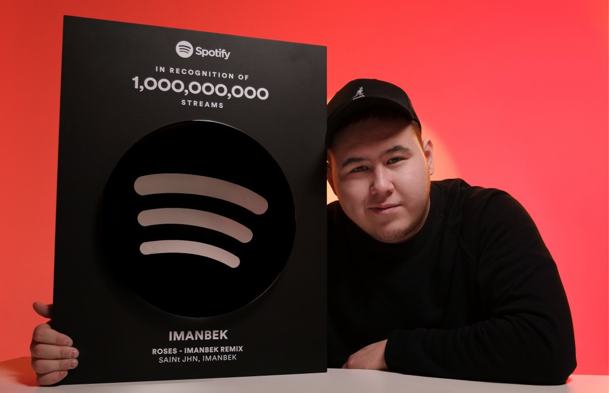 Imanbek стал первым русскоязычным музыкантом набравшим миллиард прослушиваний на Spotify