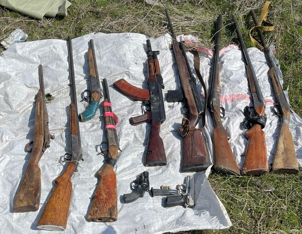 Очередной схрон огнестрельного оружия нашли в Алматы