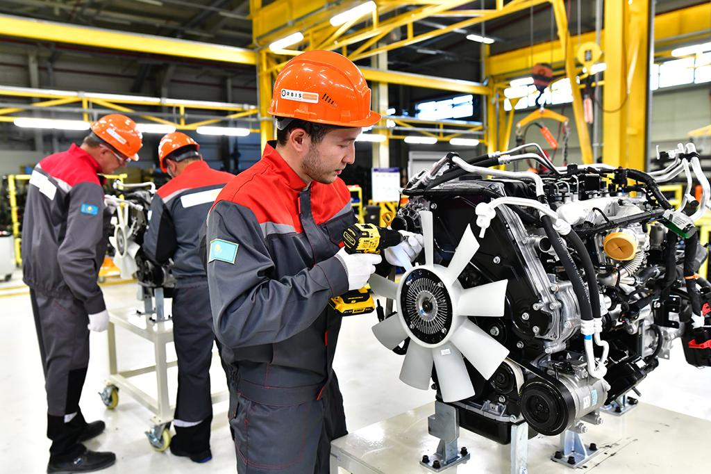 Промышленная сборка коммерческой техники KIA стартовала в Казахстане