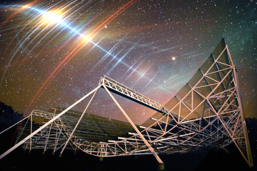 Радиосигнал из далекой галактики поймали ученые