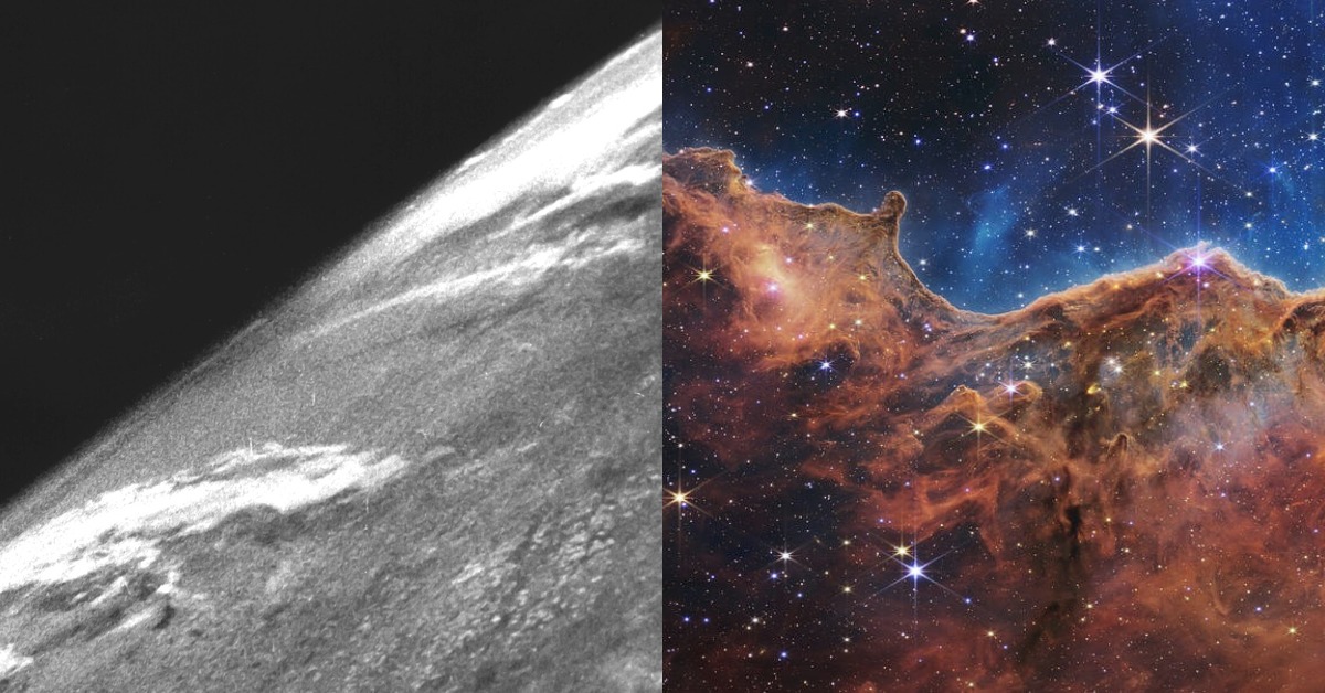 От первой фотографии Земли до новейших снимков «Джеймса Уэбба»: изображения космоса сквозь года