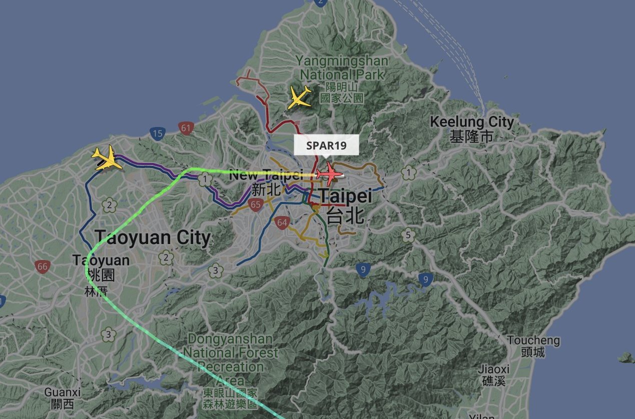Перелет Нэнси Пелоси на Тайвань стал самым отслеживаемым рейсом в мире