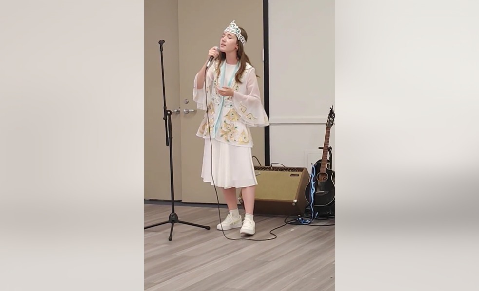15-летняя казахстанка исполнила песню на слова Абая в NASA United Space School