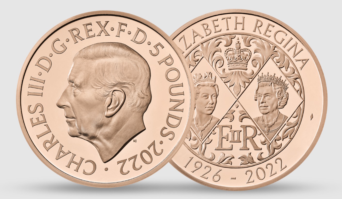 В Великобритании показали монеты с изображением Карла III