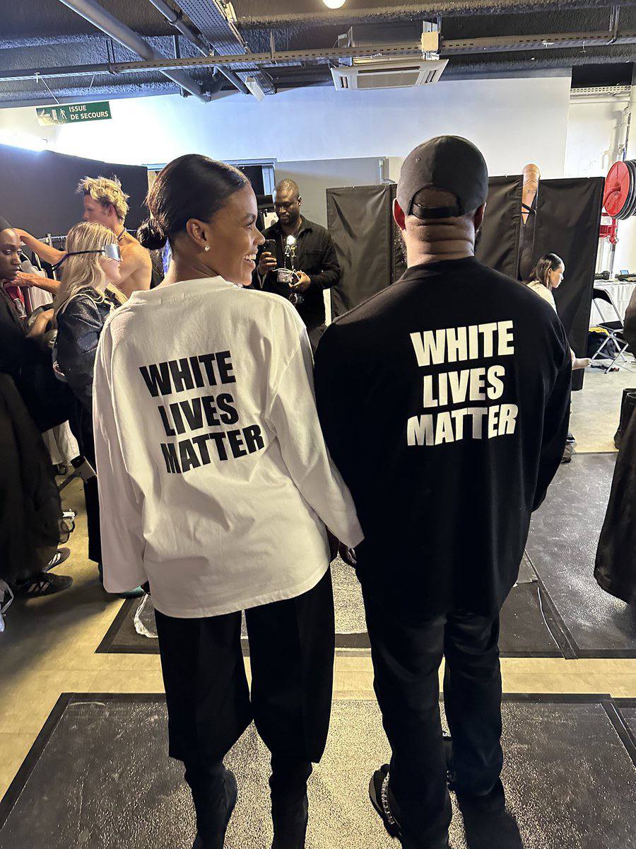 Шквал критики: Канье Уэста осудили за футболку с надписью White Lives Matter