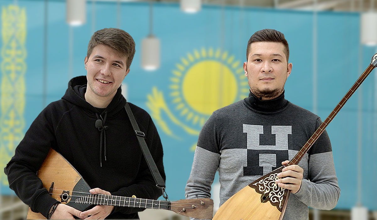 Необычный эксперимент в Астане: россиянин сыграл казахские кюи на балалайке
