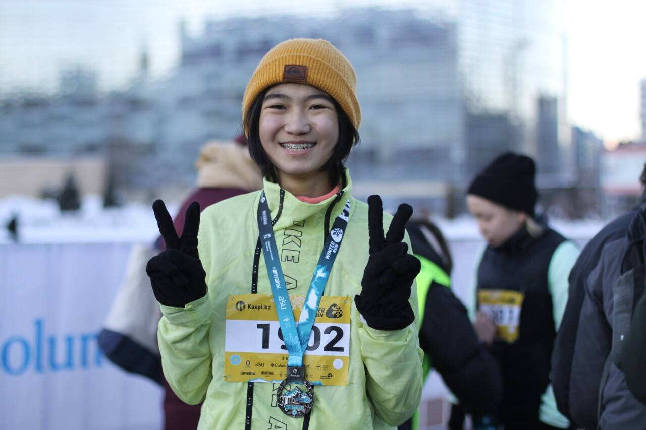 В Алматы состоялся ежегодный забег Winter Run 2023