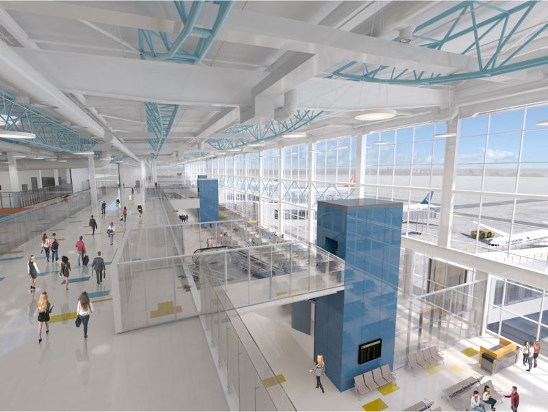 Опубликованы фото нового терминала в аэропорту Алматы