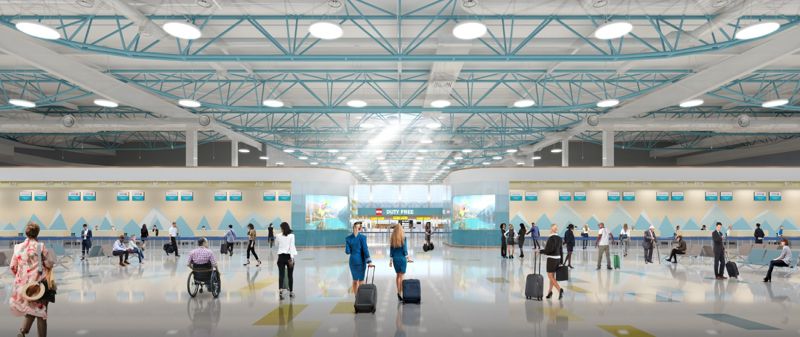 Опубликованы фото нового терминала в аэропорту Алматы