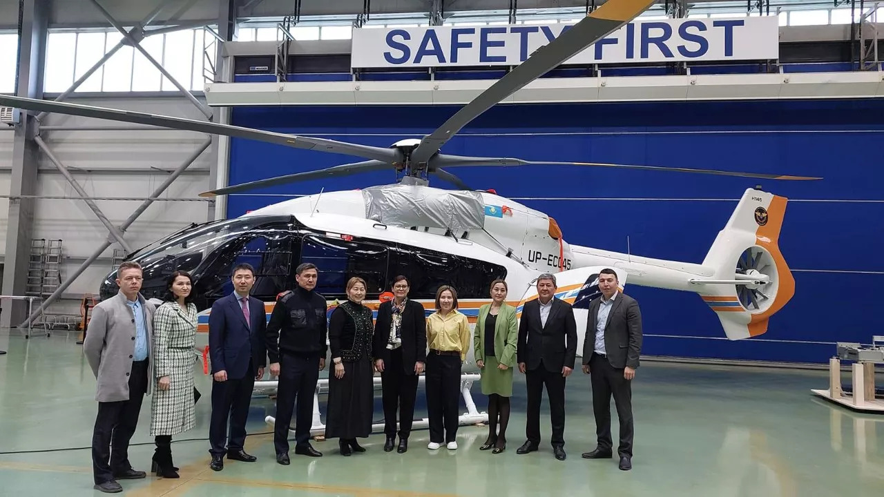 В Казахстане собрали новые вертолеты Airbus