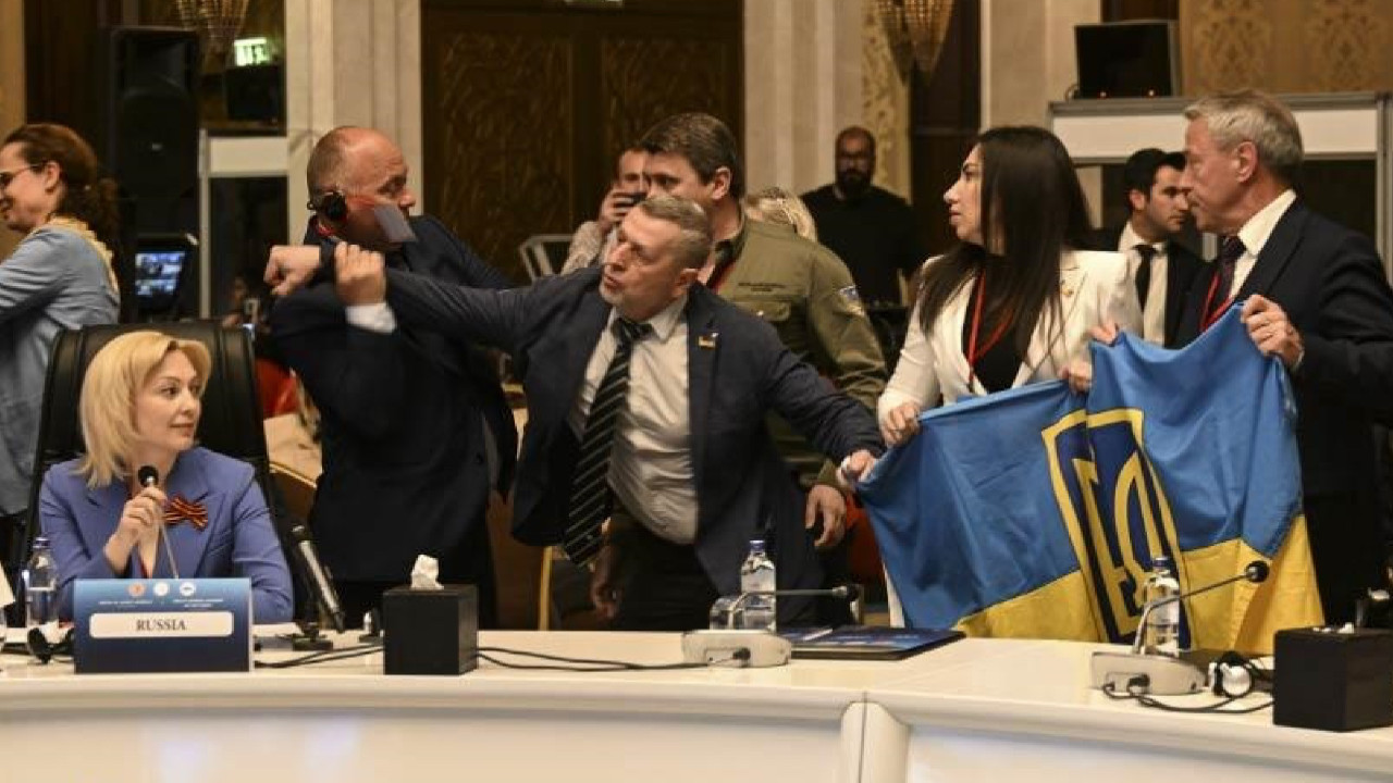 Депутаты из РФ и Украины устроили драку на саммите в Анкаре