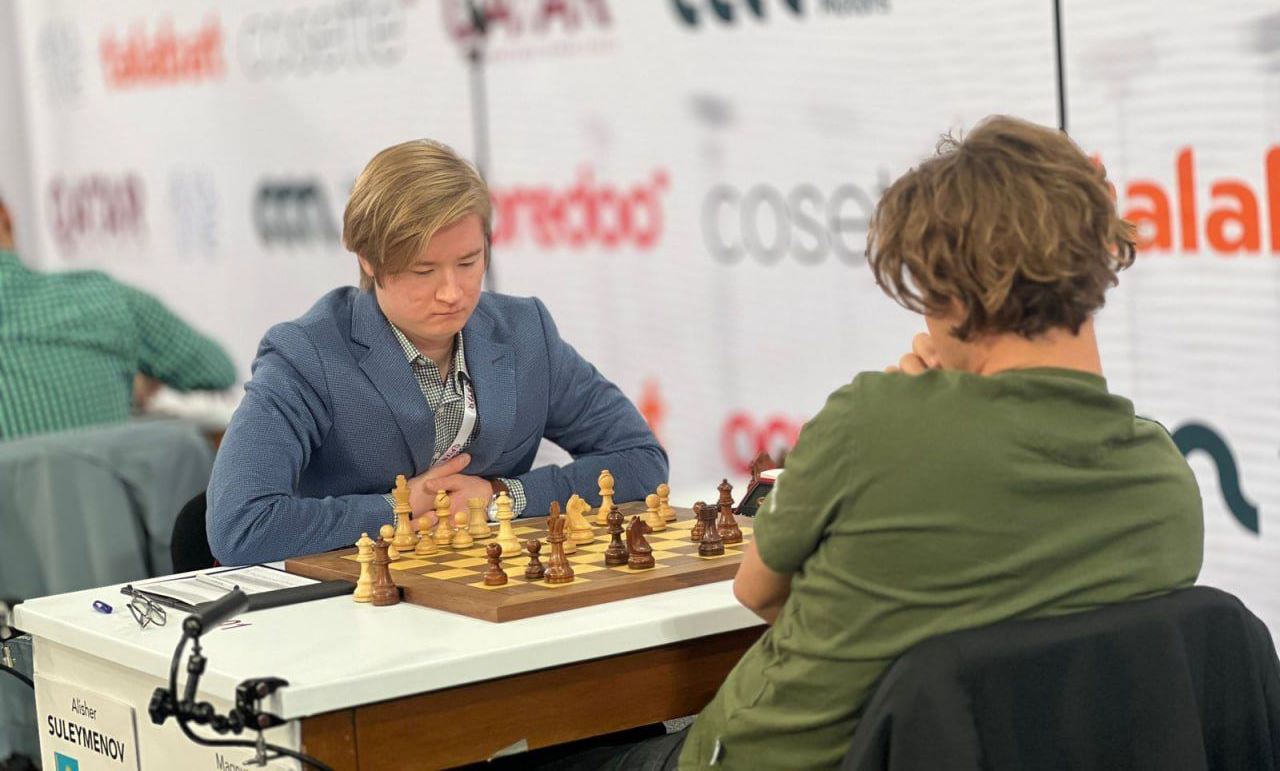 Еще одна сенсация: казахстанец победил лучшего шахматиста мира