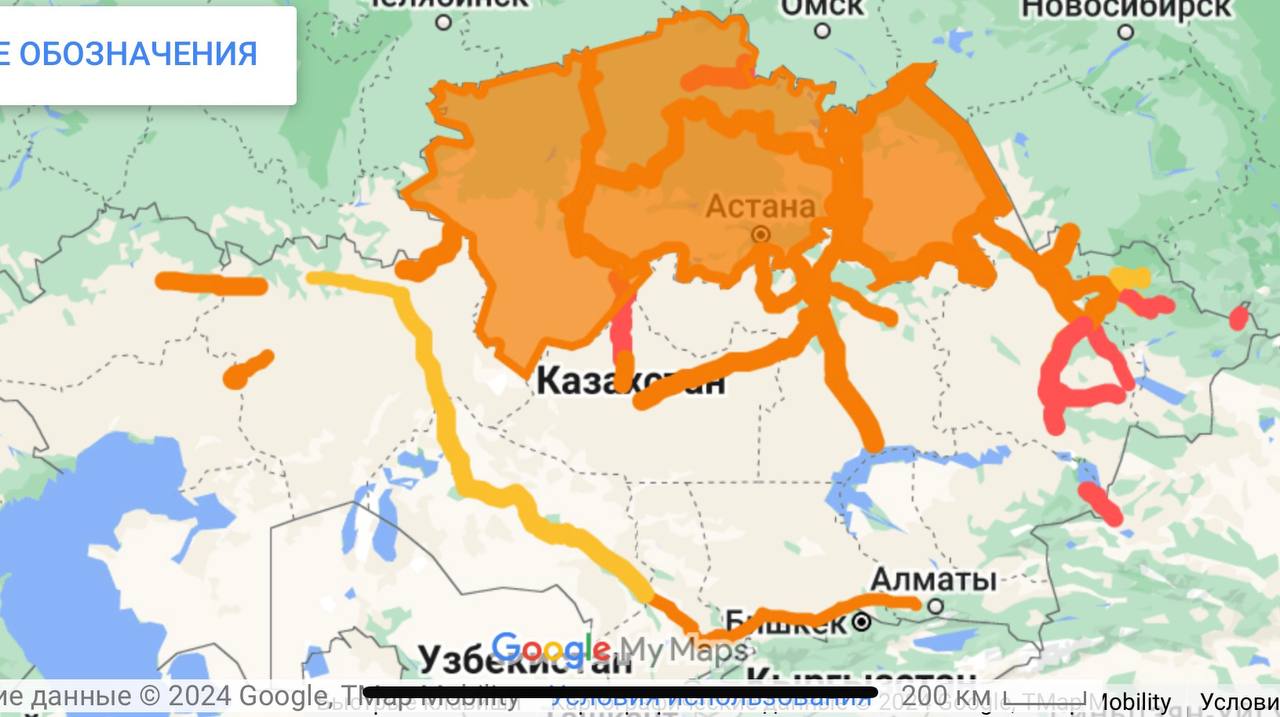 Сколько автомобилей застряли на трассах Казахстана из-за непогоды