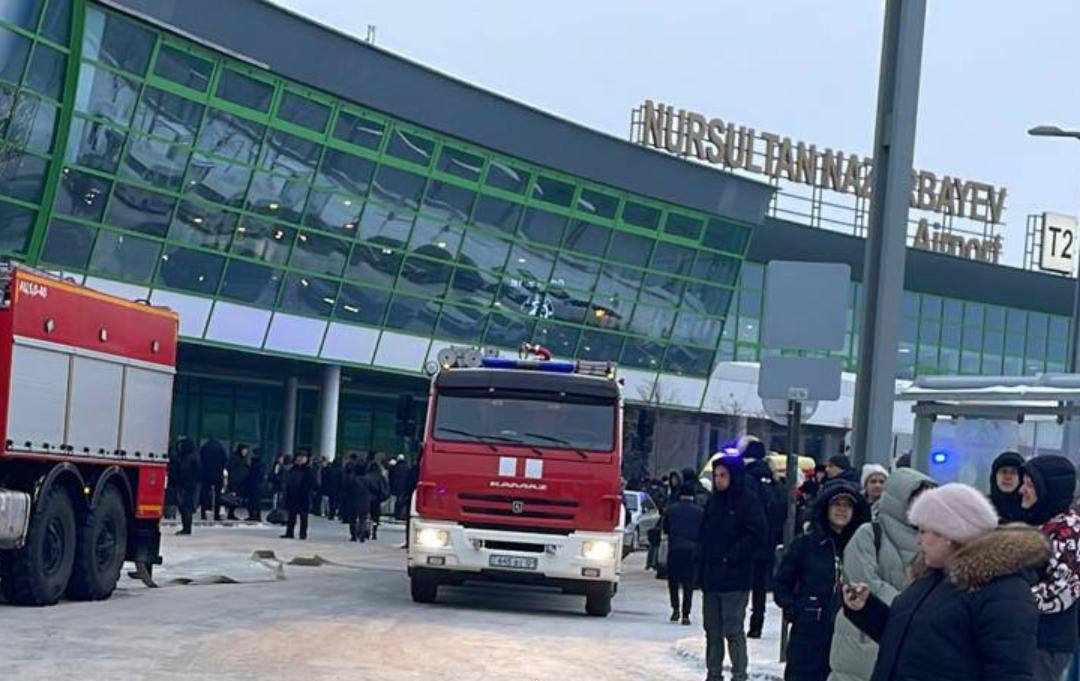 Эвакуация в аэропорту Астаны: что произошло